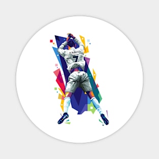 Ronaldo goal celebration Magnet